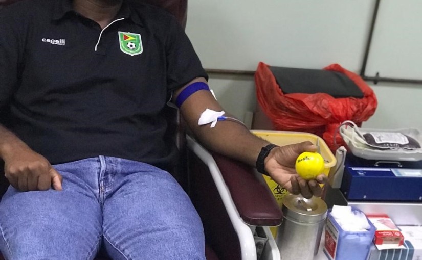 GFF’s Forde urges persons to donate blood to save lives